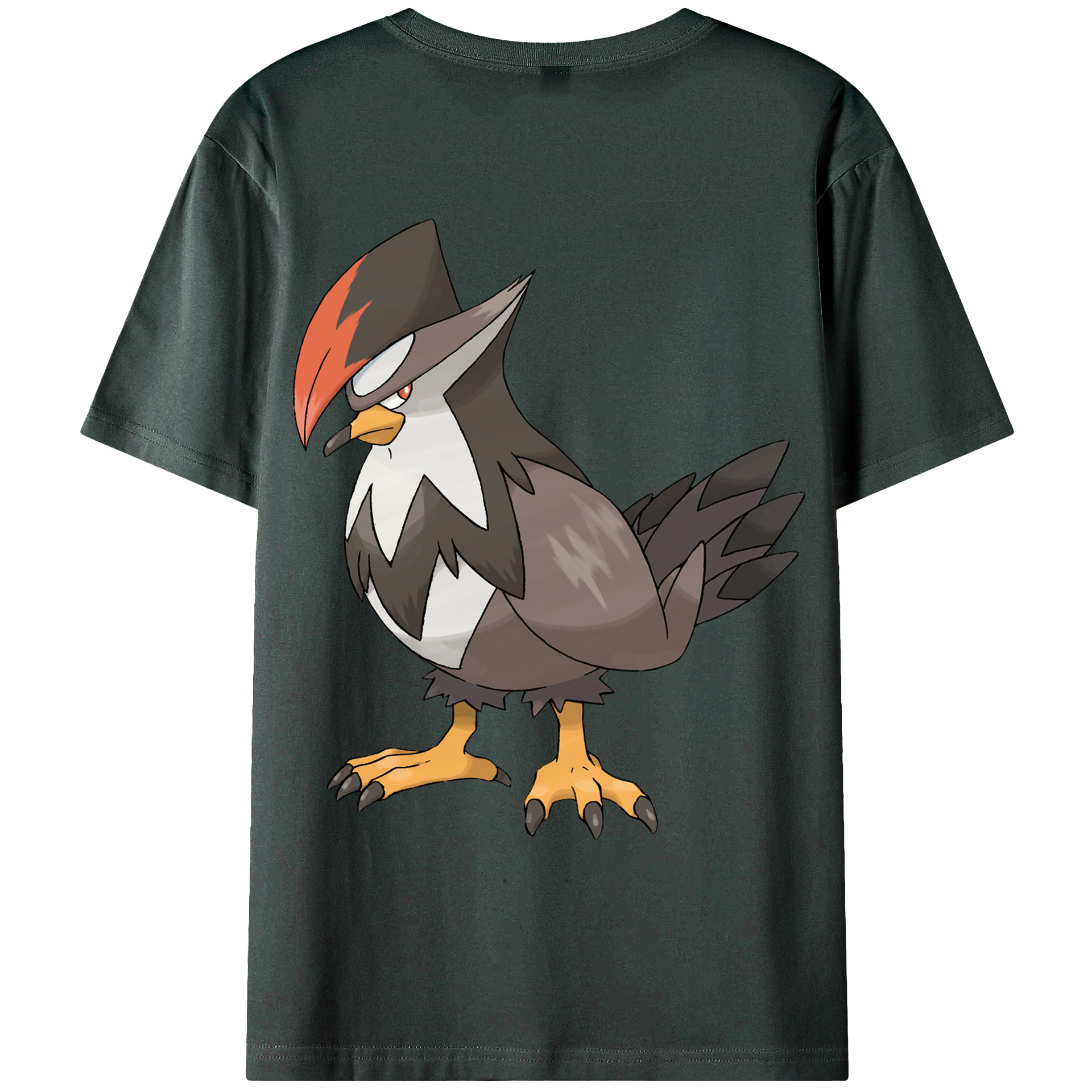 （画像用） ポケットモンスター Pokémon 綿100％ メンズ半袖Tシャツ（バックプリント） 通気性
